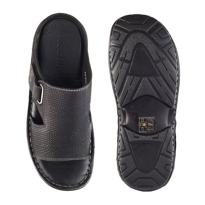 Mochi Men Black Casual Slip Ons (SKU: 16-8044L-11-46)