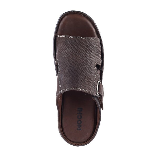 Mochi Men Brown Casual Slip Ons (SKU: 16-8044L-12-46)