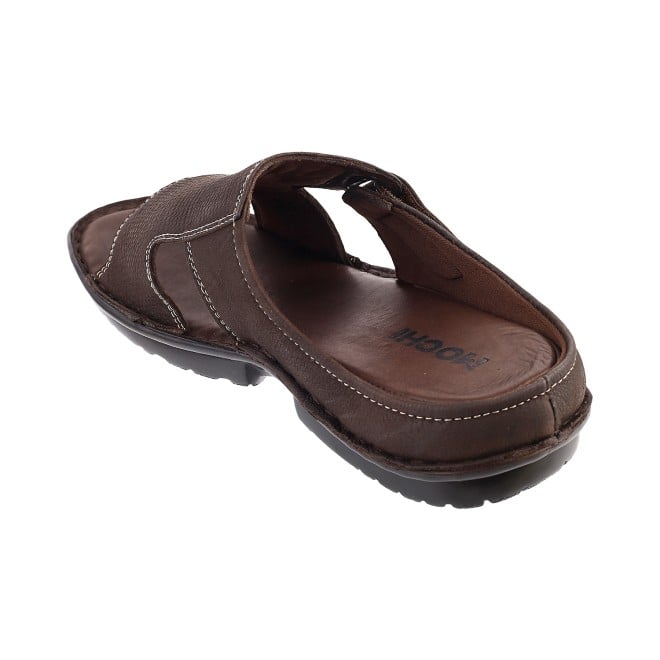 Mochi Men Brown Casual Slip Ons (SKU: 16-8044L-12-46)