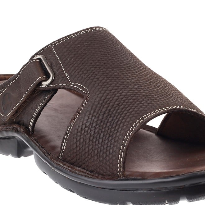 Mochi Men Brown Casual Slip Ons (SKU: 16-8044L-12-46)