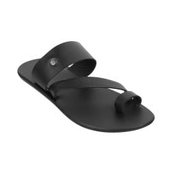 Men Black Casual Slippers