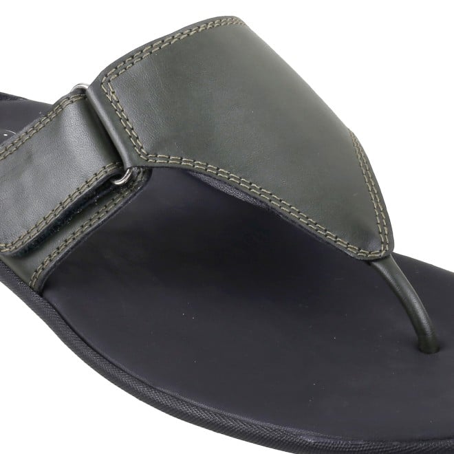 Mochi Men Olive Casual Thong (SKU: 16-806393-49-39)