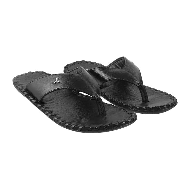 Mochi Men Black Casual Slippers (SKU: 16-808498-11-39)