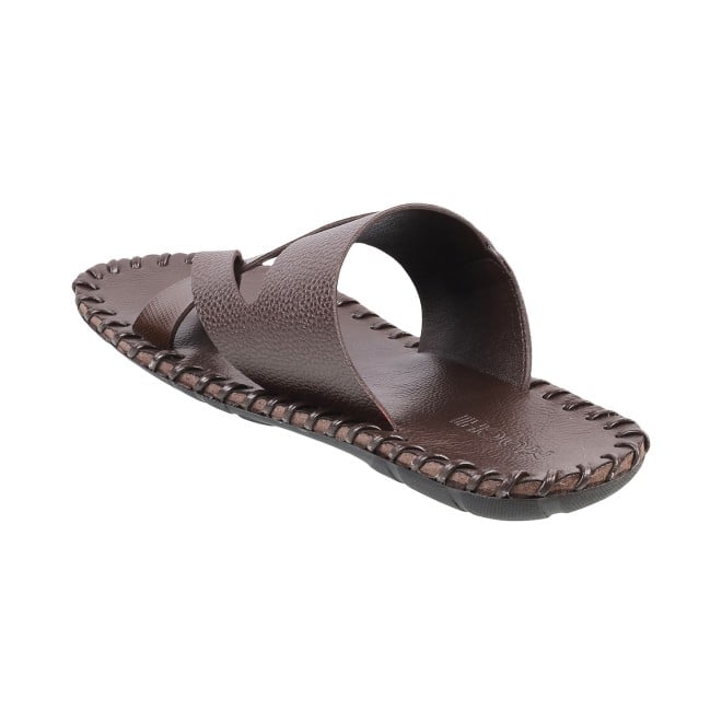 Mochi Men Brown Ethnic Chappals (SKU: 16-809779-12-40)