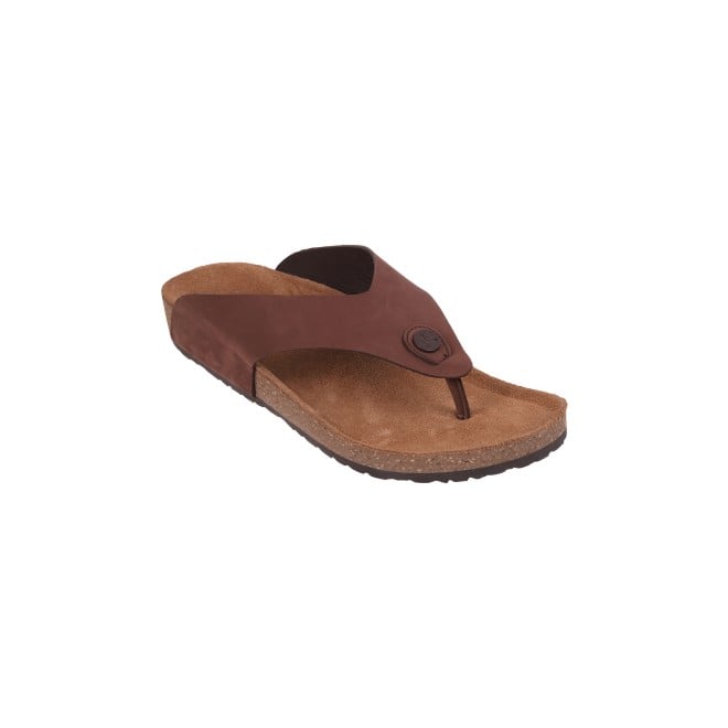 Mochi Men Brown Casual Slippers (SKU: 16-823-12-40)