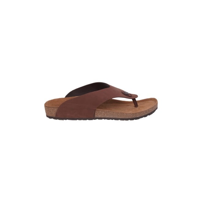 Mochi Men Brown Casual Slippers (SKU: 16-823-12-40)