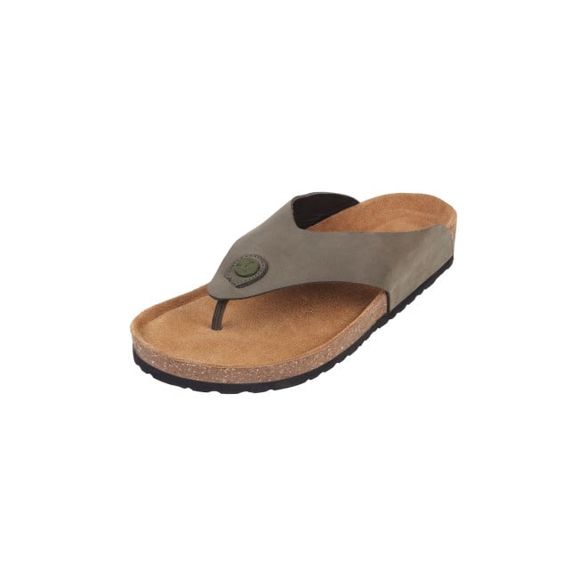 Mochi Men Olive Casual Slippers (SKU: 16-823L-49-46)