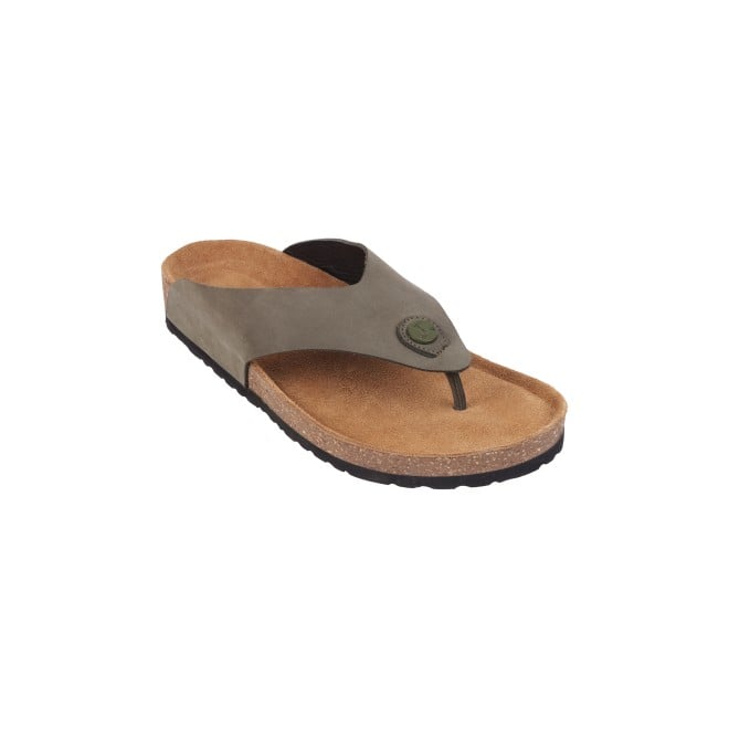 Mochi Men Olive Casual Slippers (SKU: 16-823L-49-46)