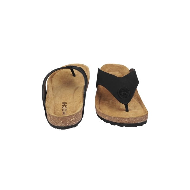 Mochi Men Black Casual Slippers (SKU: 16-823L-11-46)