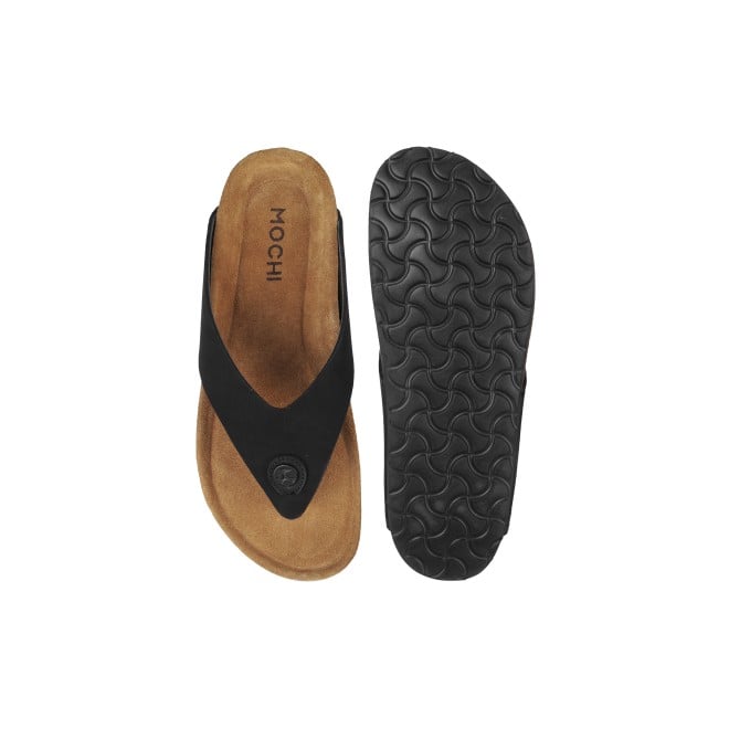 Mochi Men Black Casual Slippers (SKU: 16-823L-11-46)