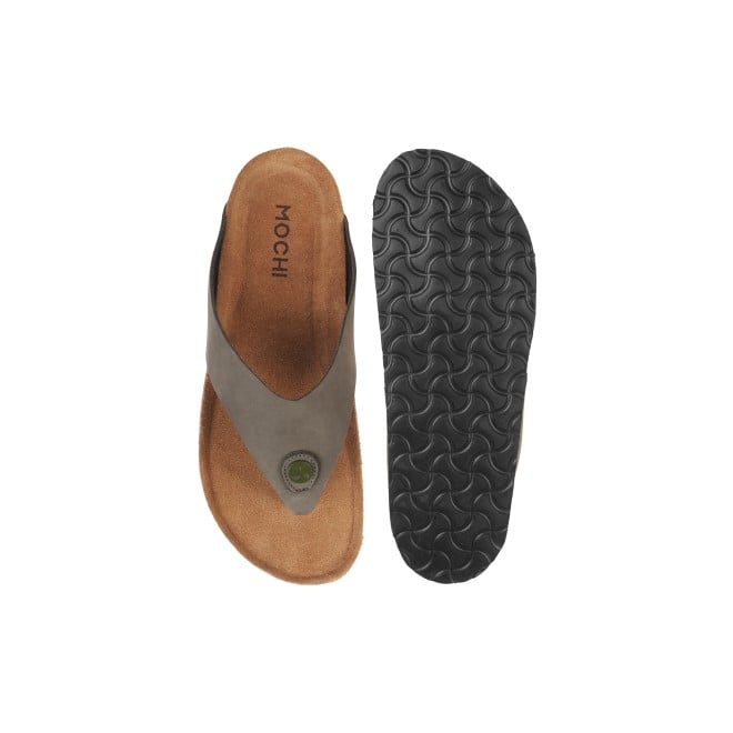Mochi Men Olive Casual Slippers (SKU: 16-823L-49-46)