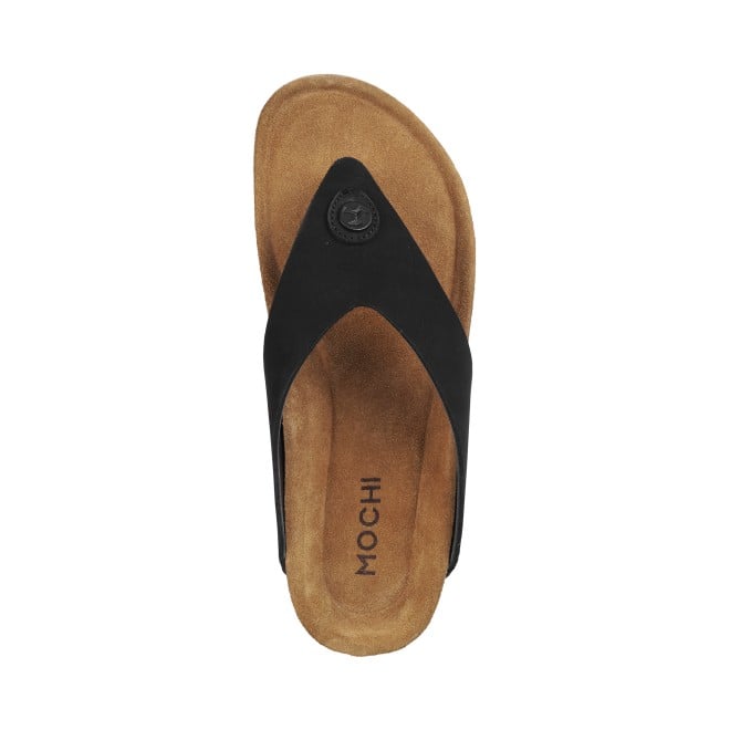 Mochi Men Black Casual Slippers (SKU: 16-823L-11-46)