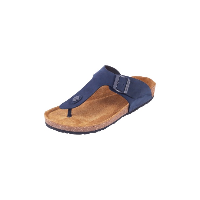 Mochi Men Blue Casual Slippers (SKU: 16-824L-45-46)
