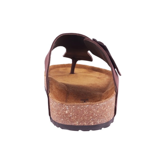 Mochi Men Brown Casual Slippers (SKU: 16-824L-12-46)