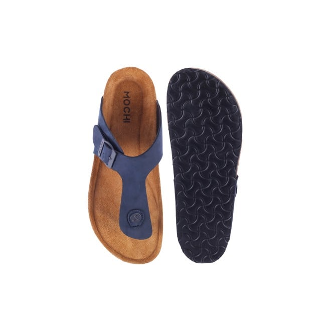Mochi Men Blue Casual Slippers (SKU: 16-824L-45-46)