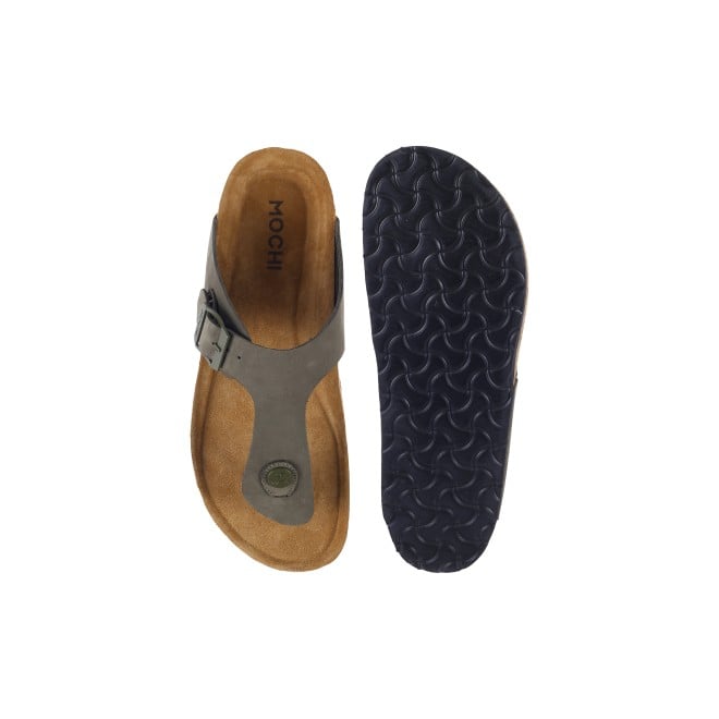 Mochi Men Olive Casual Slippers (SKU: 16-824L-49-46)