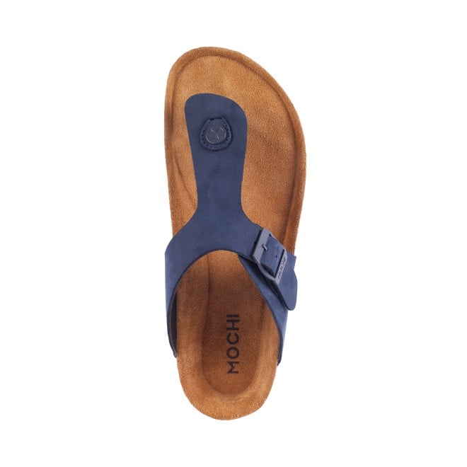 Mochi Men Blue Casual Slippers (SKU: 16-824L-45-46)