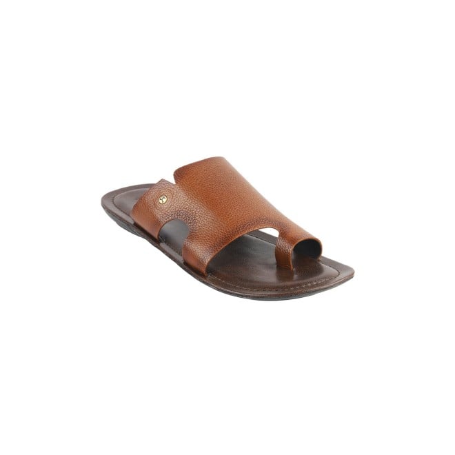 Mochi Men Tan Casual Slippers