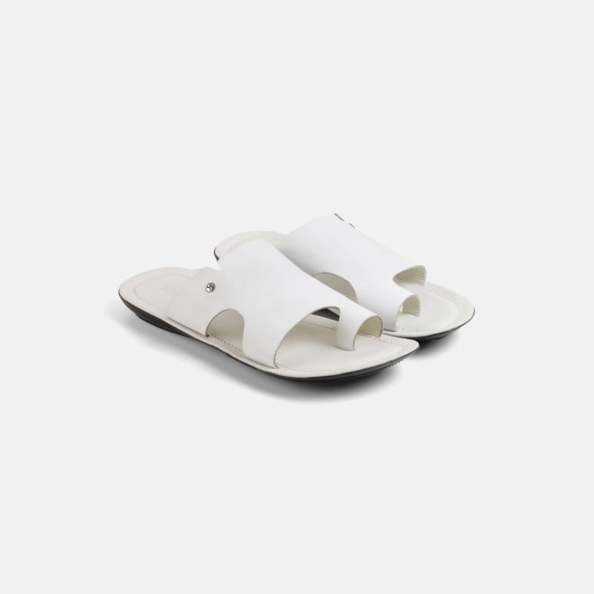 Mochi Men White Casual Slippers (SKU: 16-825-16-39)