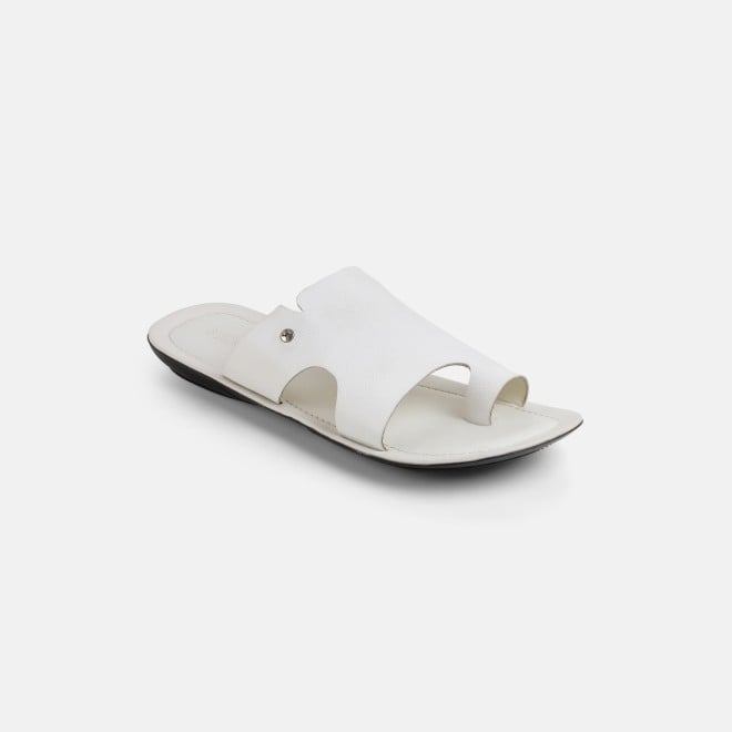 Mochi Men White Casual Slippers (SKU: 16-825-16-39)