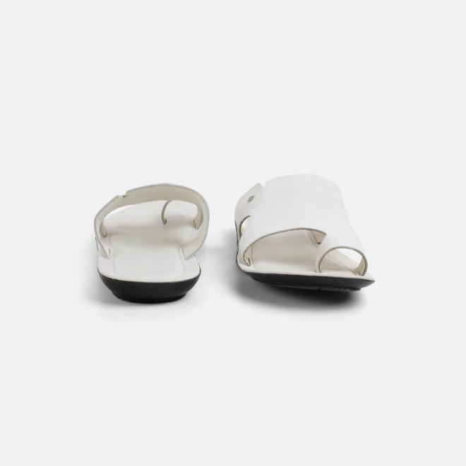 Mochi Men White Casual Slippers (SKU: 16-825-16-39)