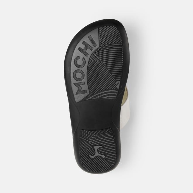 Mochi Men White Casual Slippers (SKU: 16-825-16-39)