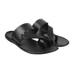 Men Black Casual Slippers