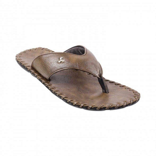 Mochi Men Olive Casual Slippers