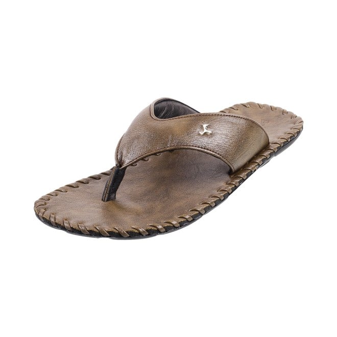 Mochi Men Olive Casual Slippers (SKU: 16-8498L-49-47)