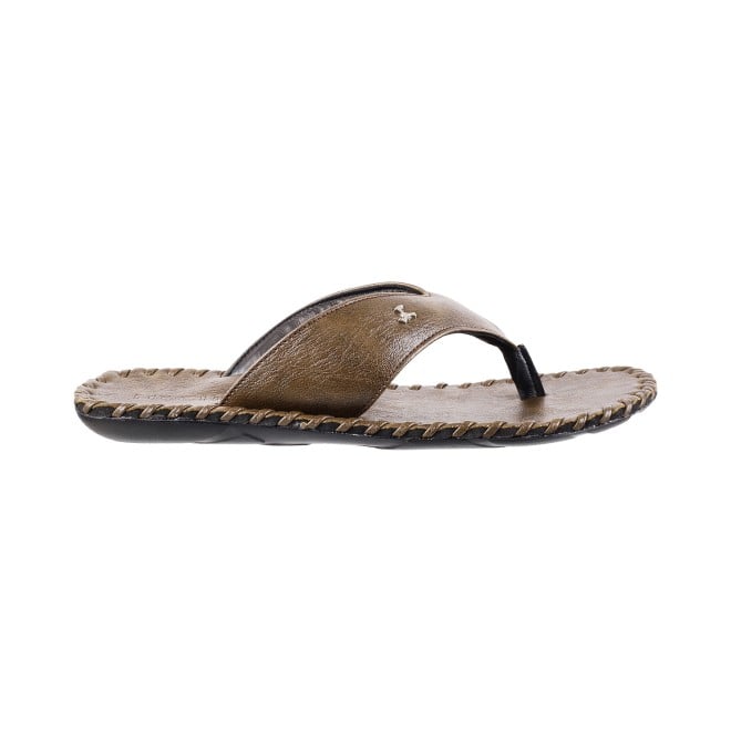 Mochi Men Olive Casual Slippers (SKU: 16-8498L-49-47)