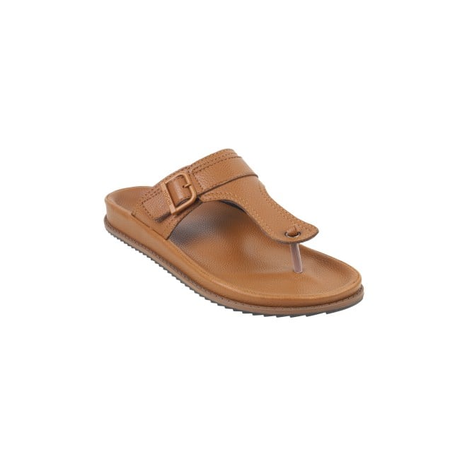 Mochi Men Tan Casual Slippers (SKU: 16-852-23-40)