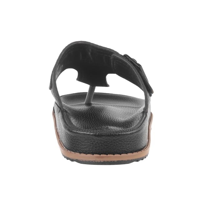 Mochi Men Black Casual Slippers (SKU: 16-852-11-40)