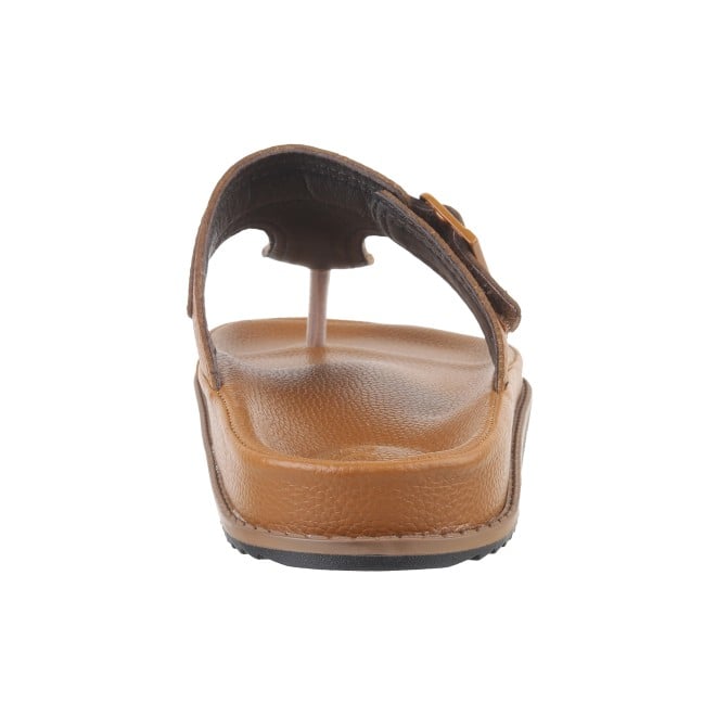 Mochi Men Tan Casual Slippers (SKU: 16-852-23-40)