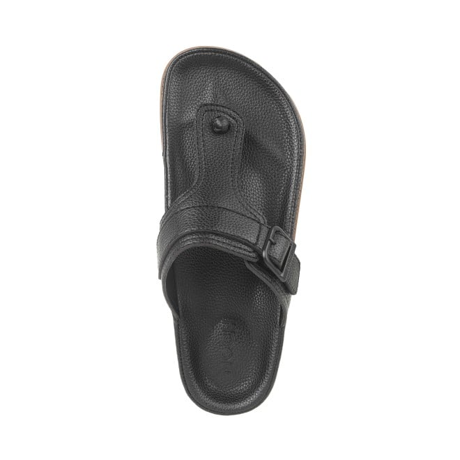 Mochi Men Black Casual Slippers (SKU: 16-852-11-40)