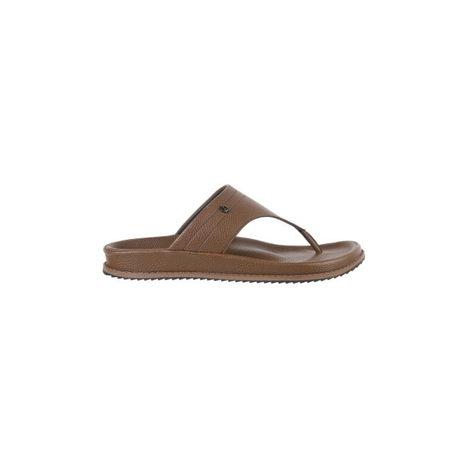 Mochi Men Brown Casual Slippers (SKU: 16-853-12-40)