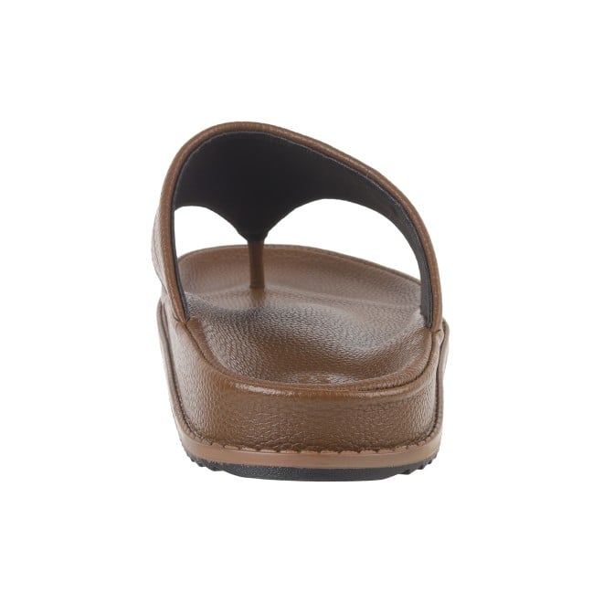 Mochi Men Brown Casual Slippers (SKU: 16-853-12-40)