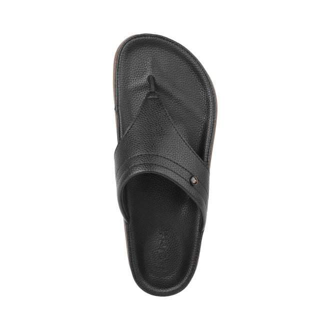 Mochi Men Black Casual Slippers (SKU: 16-853-11-40)