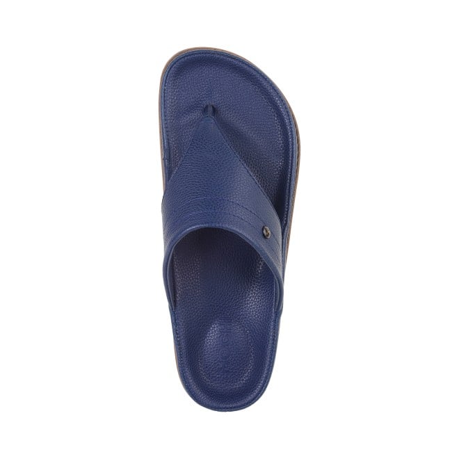 Mochi Men Blue Casual Slippers (SKU: 16-853-45-41)