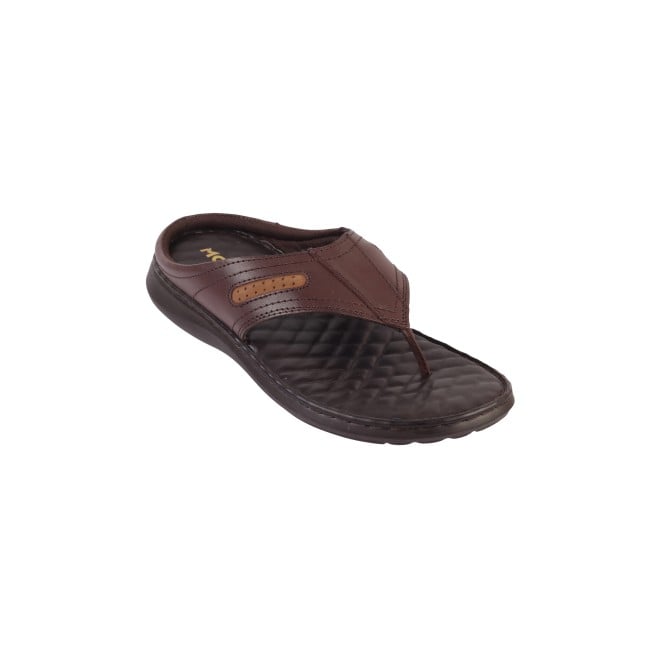 Mochi Men Brown Casual Slippers (SKU: 16-863-12-40)