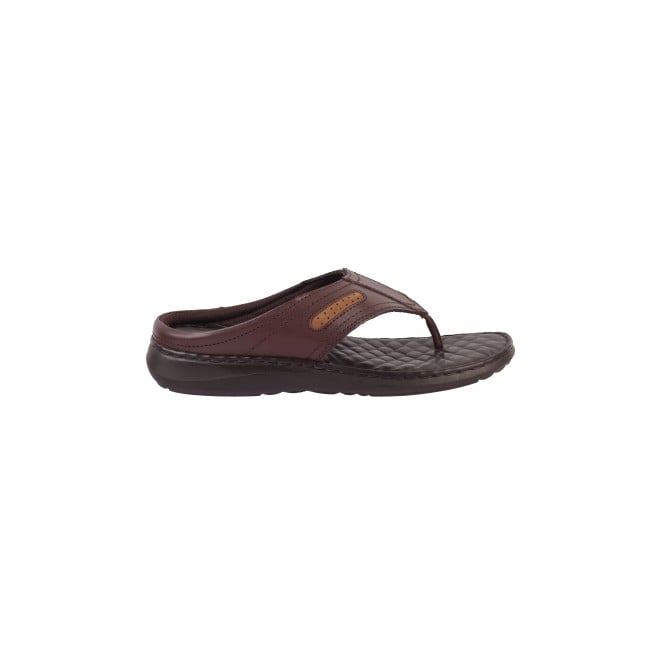 Mochi Men Brown Casual Slippers (SKU: 16-863-12-40)