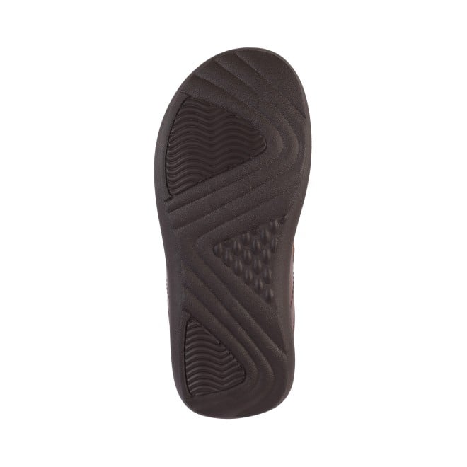 Mochi Men Brown Casual Slippers (SKU: 16-863-12-40)