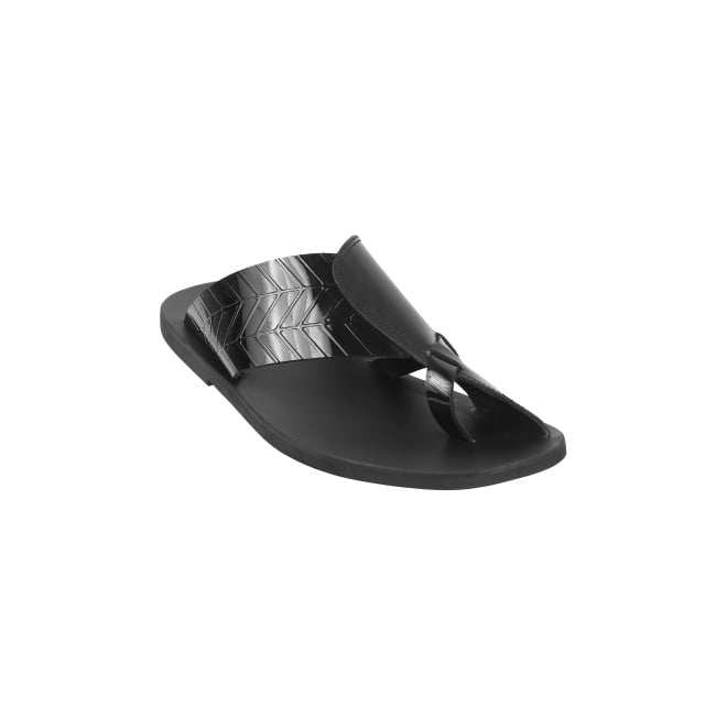 Mochi Men Black Casual Slippers (SKU: 16-865-11-40)