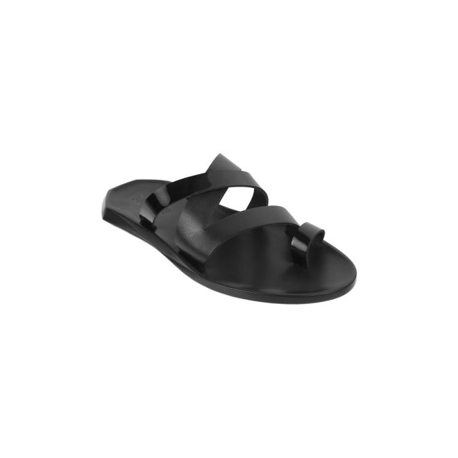 Mochi Men Black Casual Slippers (SKU: 16-870-11-40)