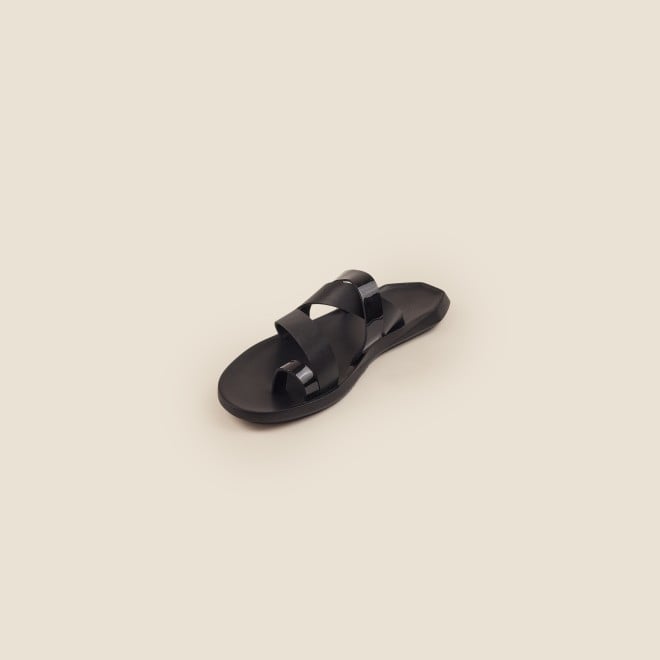Mochi Men Black Casual Slippers (SKU: 16-870-11-40)