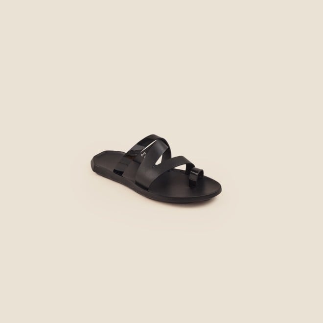 Mochi Men Black Casual Slippers (SKU: 16-870-11-40)