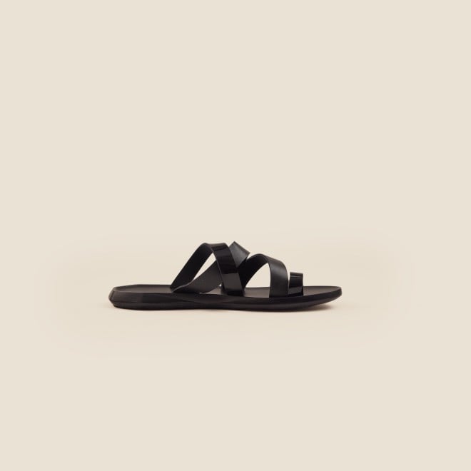 Mochi Men Black Casual Slippers (SKU: 16-870-11-40)