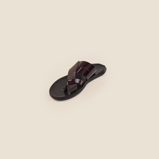 Mochi Men Brown Casual Slippers (SKU: 16-871-12-40)