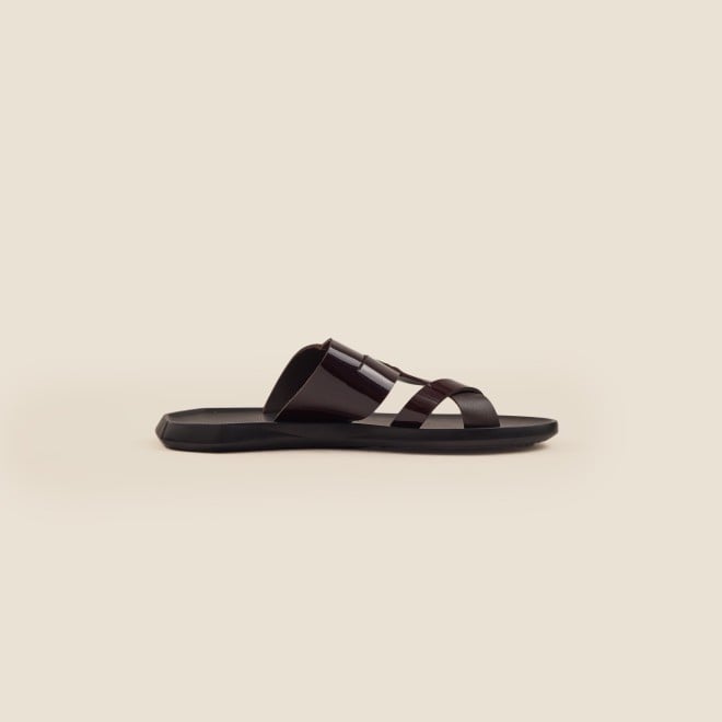 Mochi Men Brown Casual Slippers (SKU: 16-871-12-40)