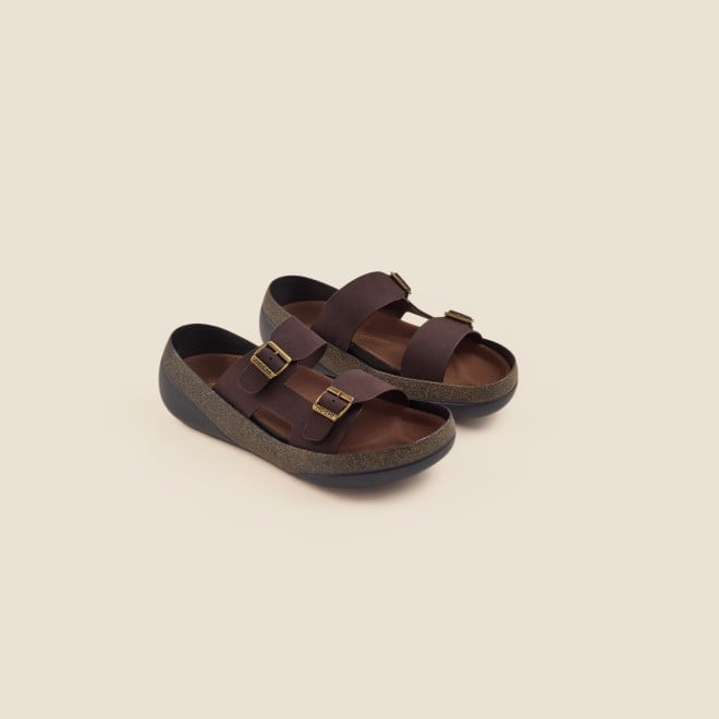 Mochi Men Brown Casual Slip-Ons (SKU: 16-872-12-40)