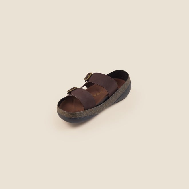 Mochi Men Brown Casual Slip-Ons (SKU: 16-872-12-40)